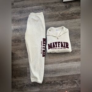 Mayfair Cream Sweatshirt and Joggers Set